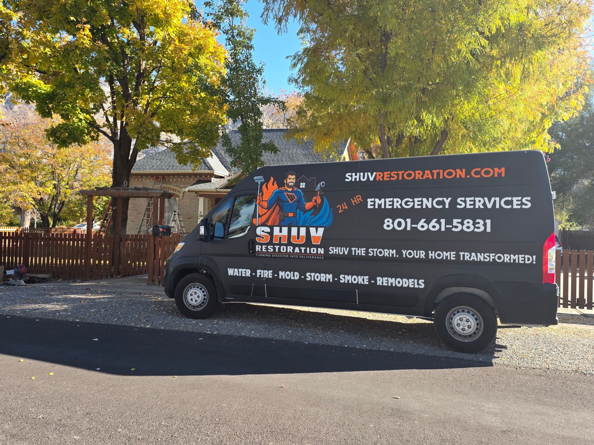 Springville Rain Gutter Installation by Shuv Restoration