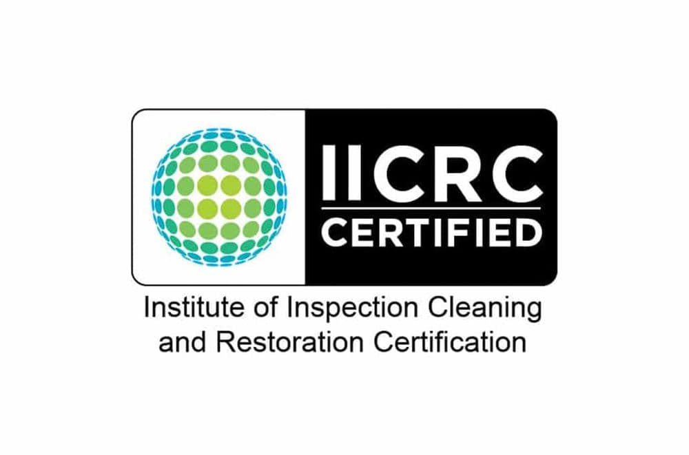 IICRC Certified logo for Institute of Inspection Cleaning and Restoration Certification